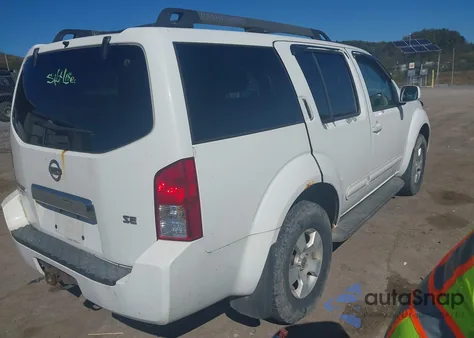 2005 Nissan Pathfinder Se z USA, uszkodzony, nr VIN 5N1AR18W25C722662